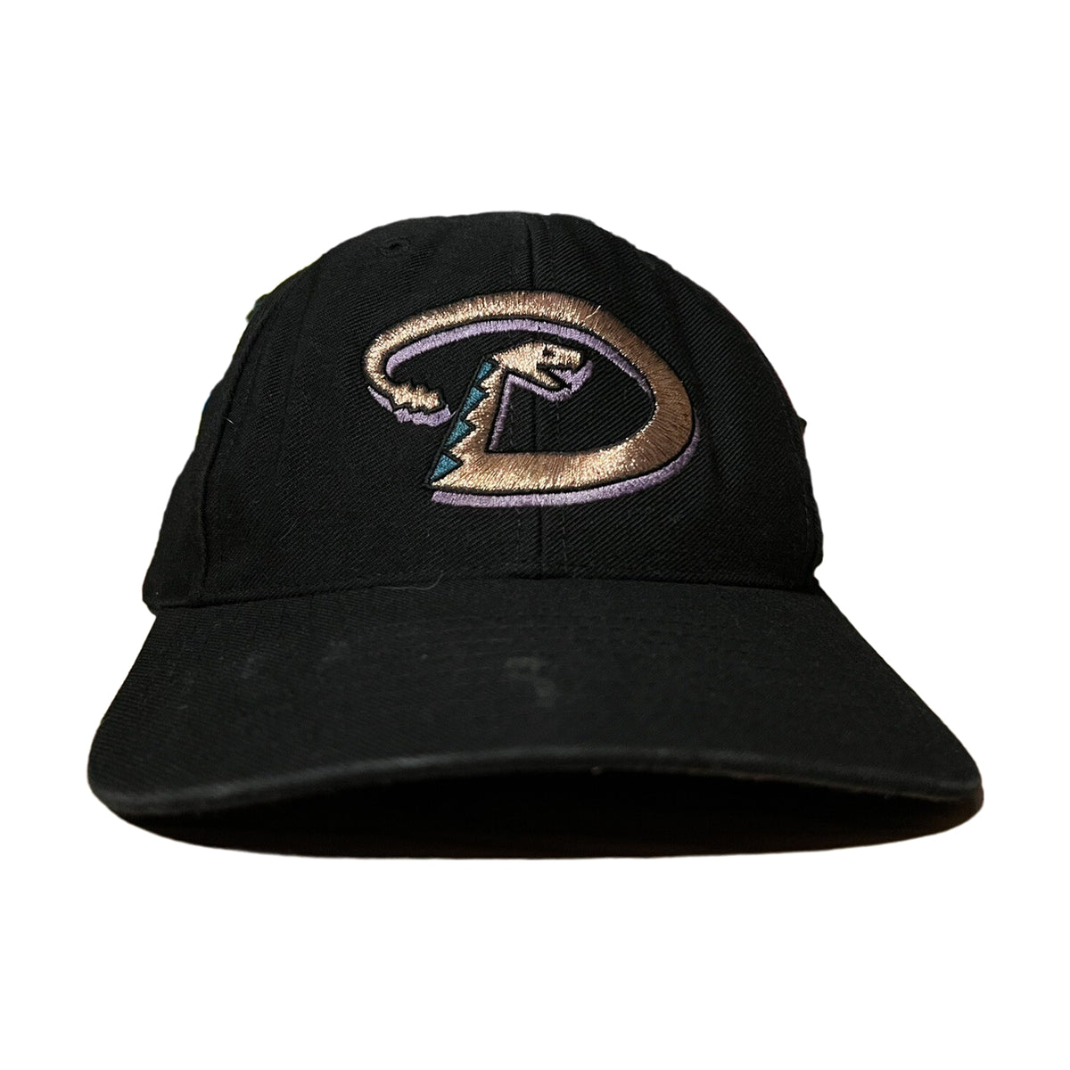 Vintage 90s Arizona Diamondbacks Randy Johnson Twins Enterprise Snapback Hat black - photo 1