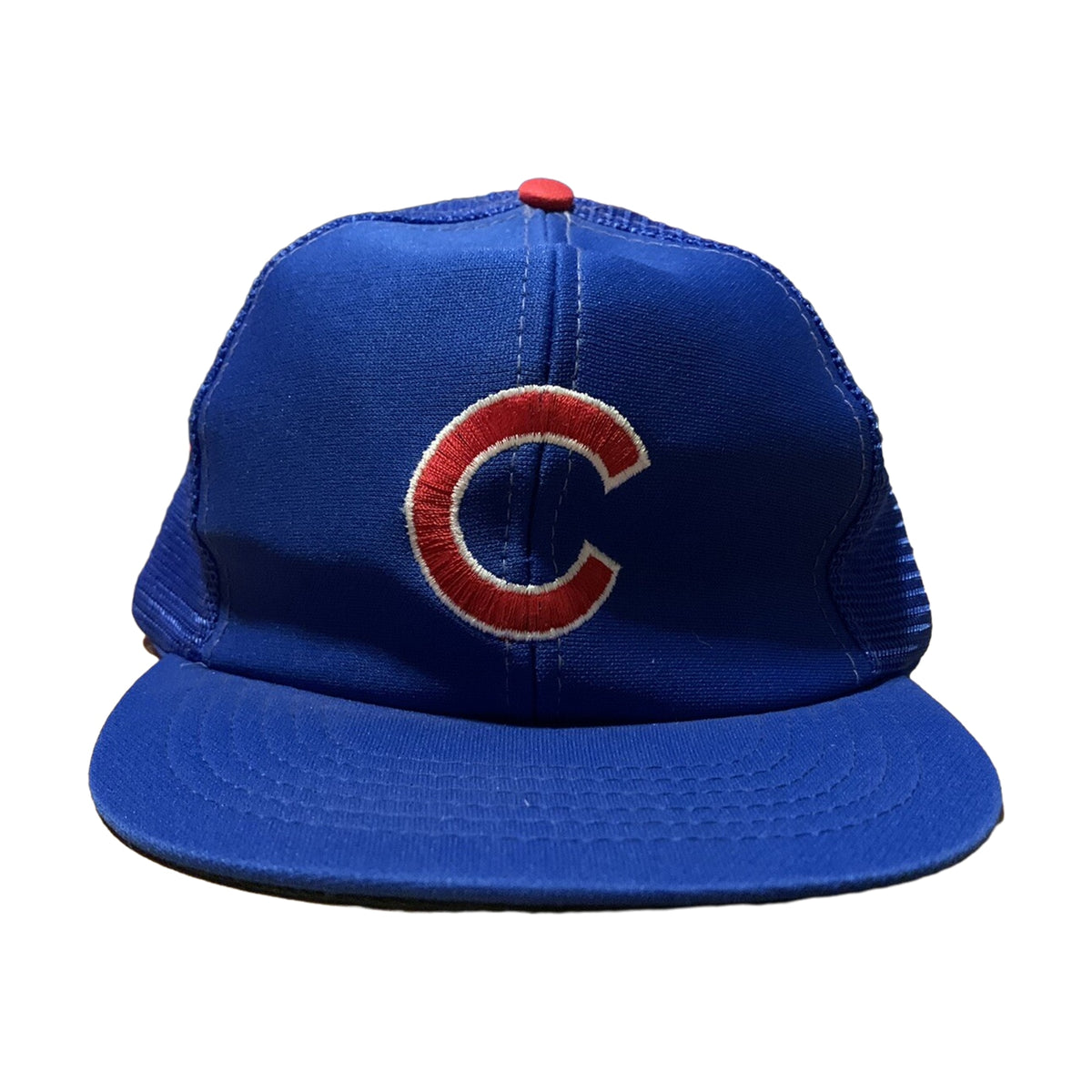 Vintage 90s Chicago Cubs MLB Snapback Hat blue - photo 1