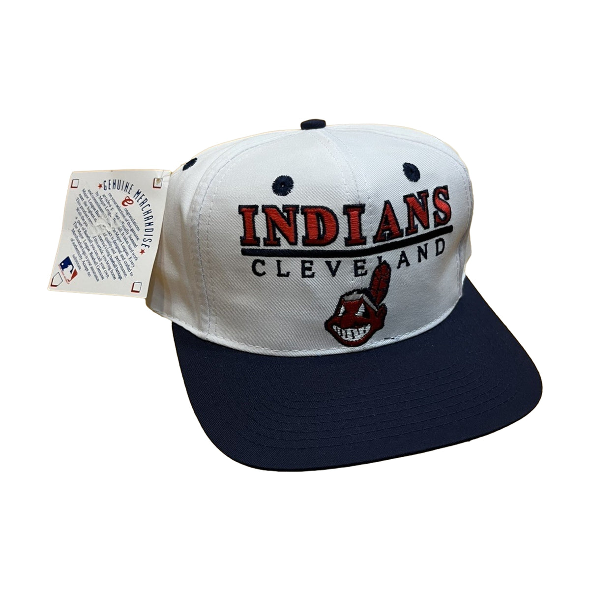 Vintage 90s Guardians Logo 7 Snapback Hat white - photo 1