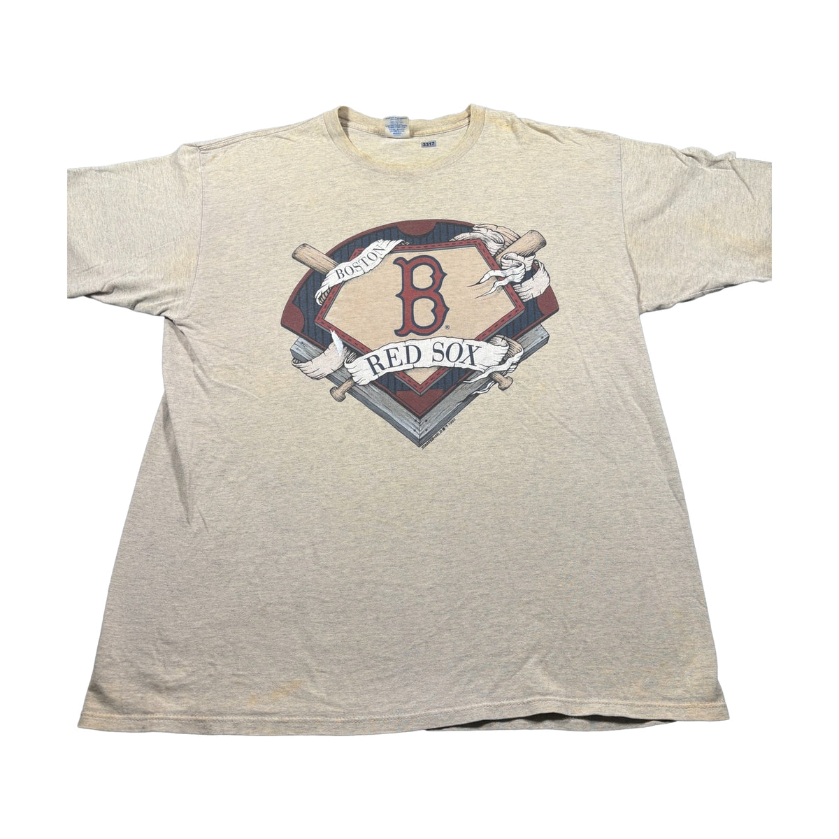 Vintage 1993 Boston Red Sox Starter T-Shirt beige - photo 1