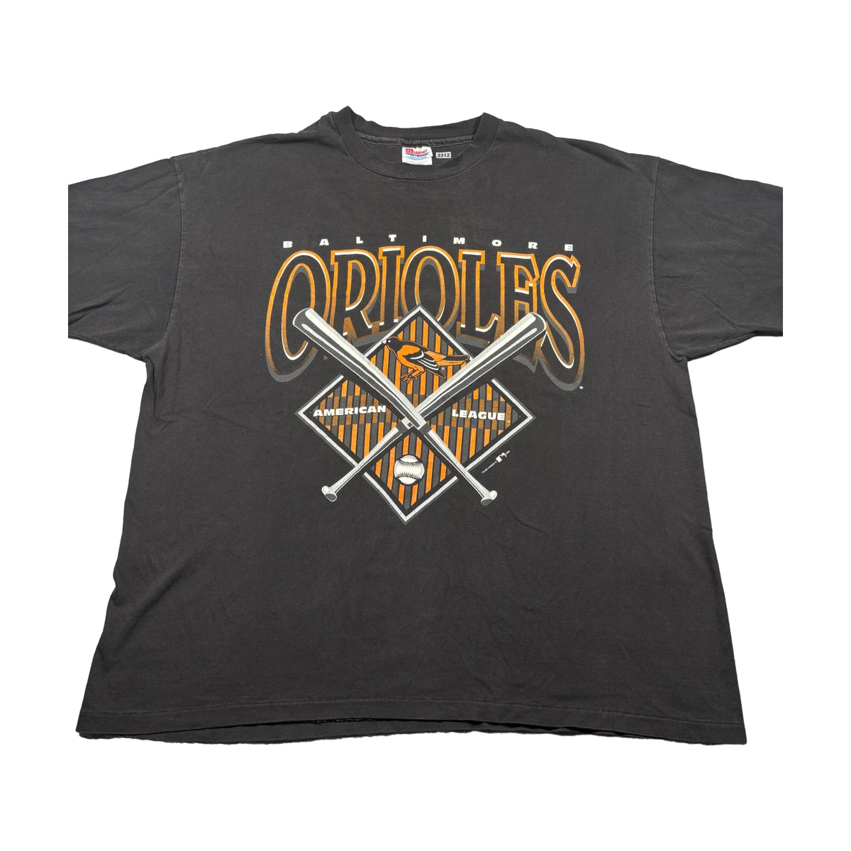 Vintage 1995 Baltimore Orioles Hanes T-Shirt black - photo 1