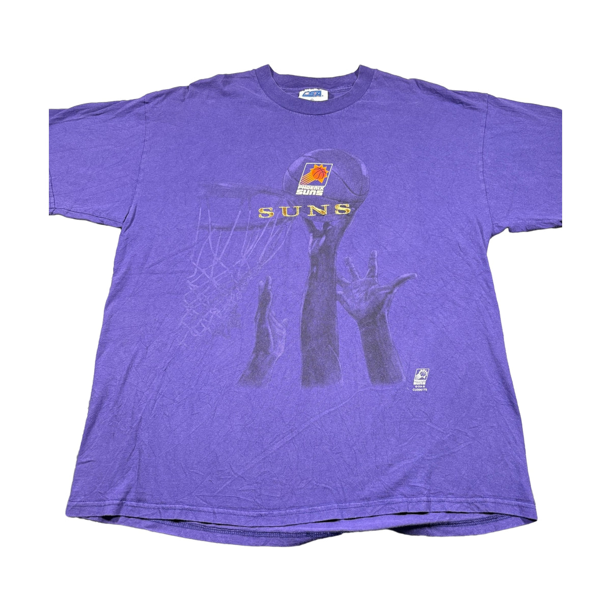 Vintage 90s Phoenix Suns Csa T-Shirt purple - photo 1