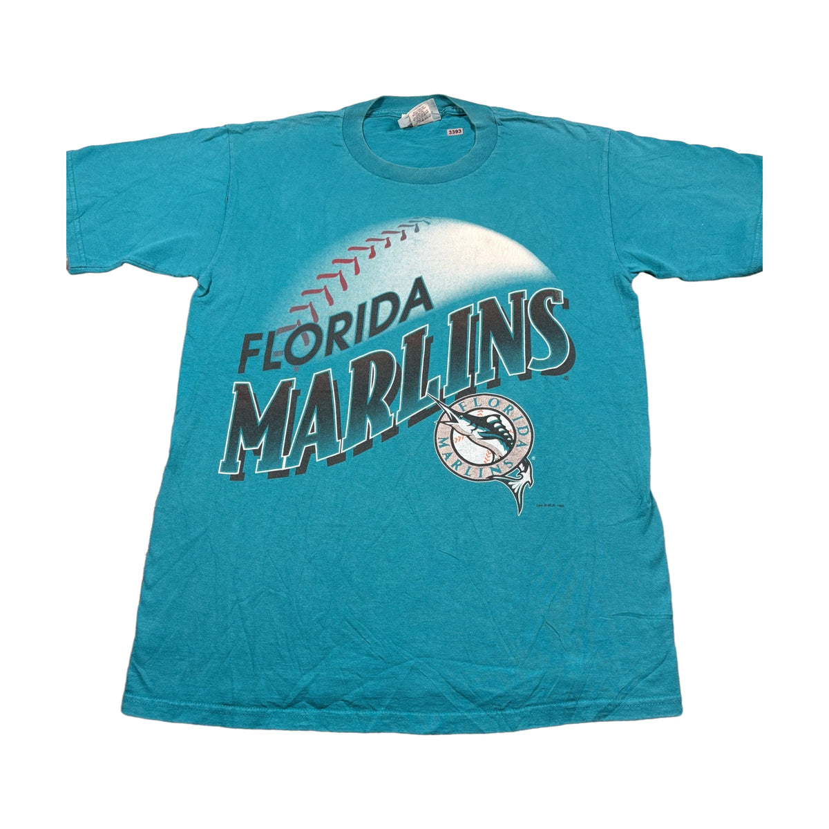 Vintage 1996 Florida Marlins Csa T-Shirt blue - photo 1