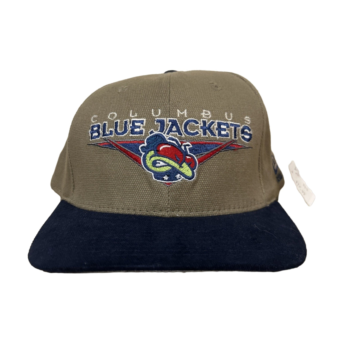 Vintage 90s Blue Jackets New Era Snapback Hat blue - photo 1