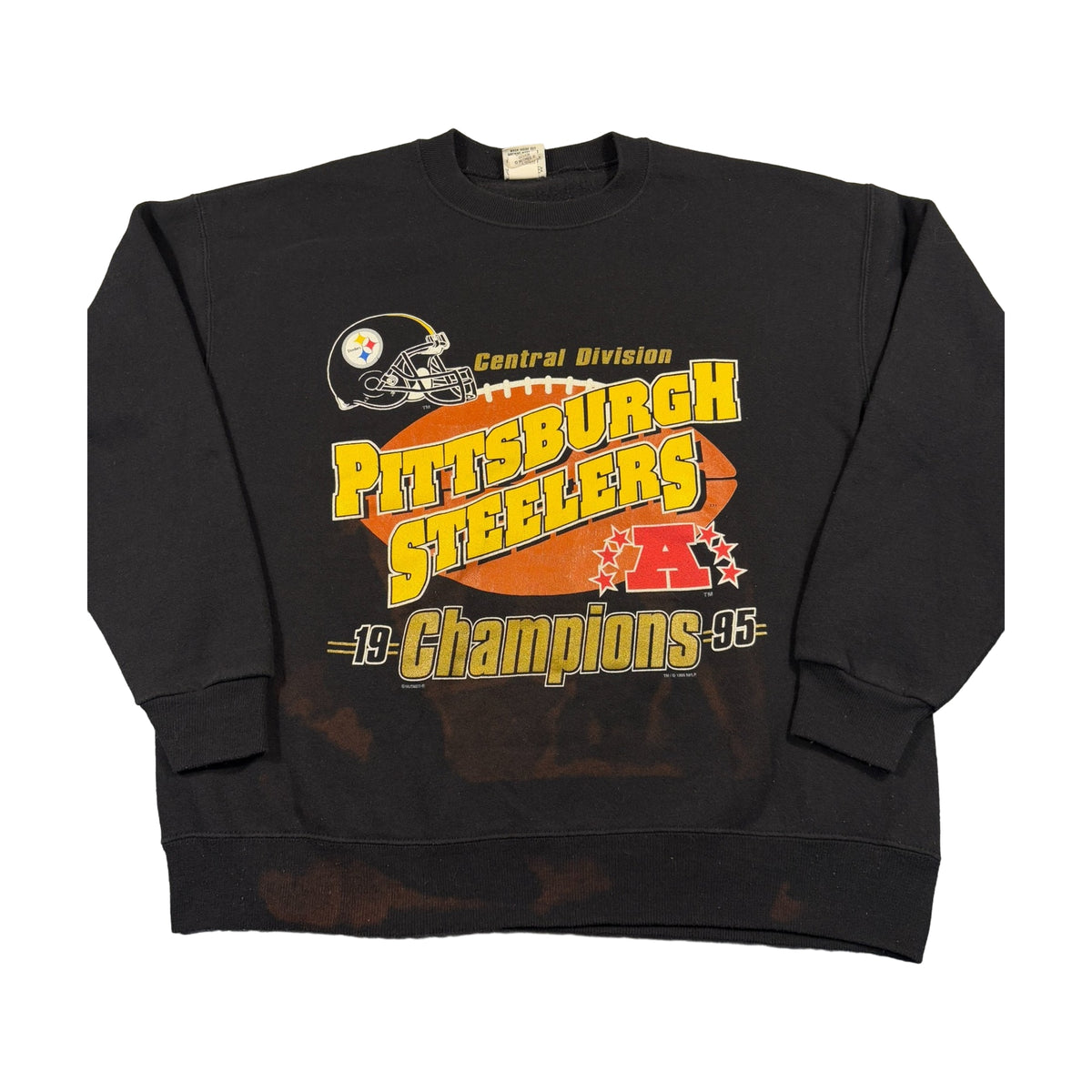 Vintage 1995 Pittsburgh Steelers Nutmeg Sweatshirt black - photo 1