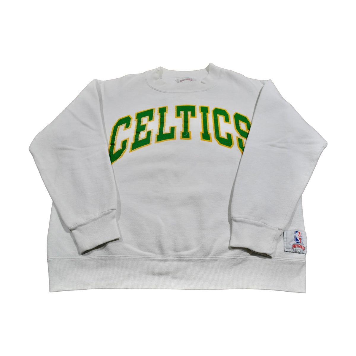 Vintage 90s Boston Celtics Larry Bird Nutmeg Sweatshirt - photo 1