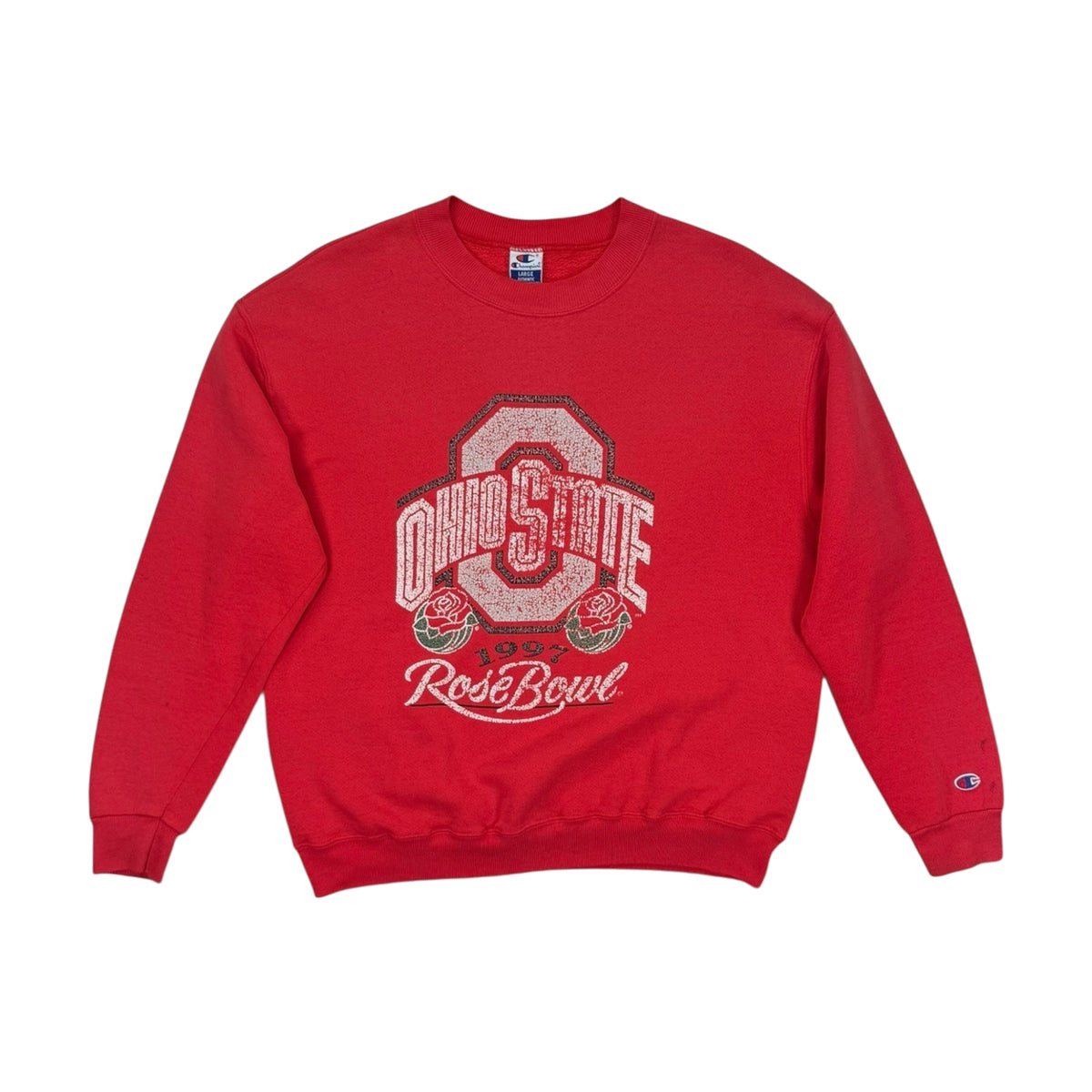 Vintage 90s Ohio State Buckeyes Champion Sweatshirt red - photo 1