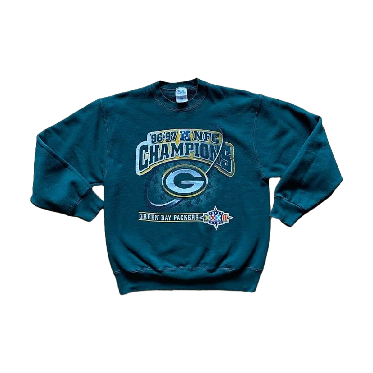 Vintage 1996 Green Bay Packers NFC Champions Pro Player Sweatshirt green - photo 1