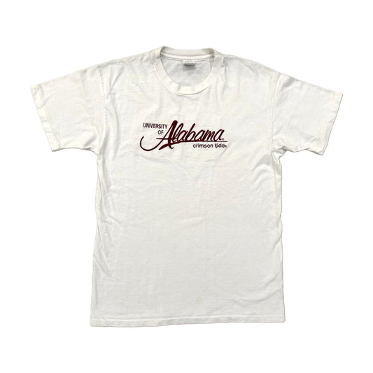 Vintage 90s Alabama Crimson Tide Anvil T-Shirt white - photo 1