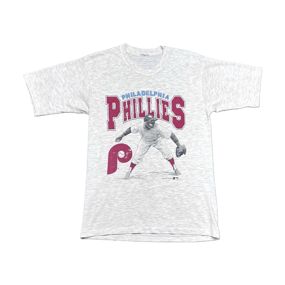 Vintage 1990 Philadelphia Phillies Unbranded T-Shirt off white - photo 1