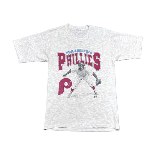 Vintage 1990 Philadelphia Phillies Unbranded T-Shirt off white - photo 1