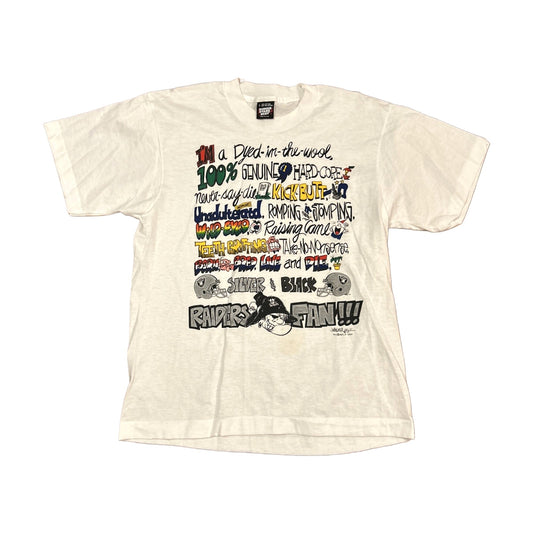Vintage 1991 Raiders Screen Stars T-Shirt multi-color - photo 1