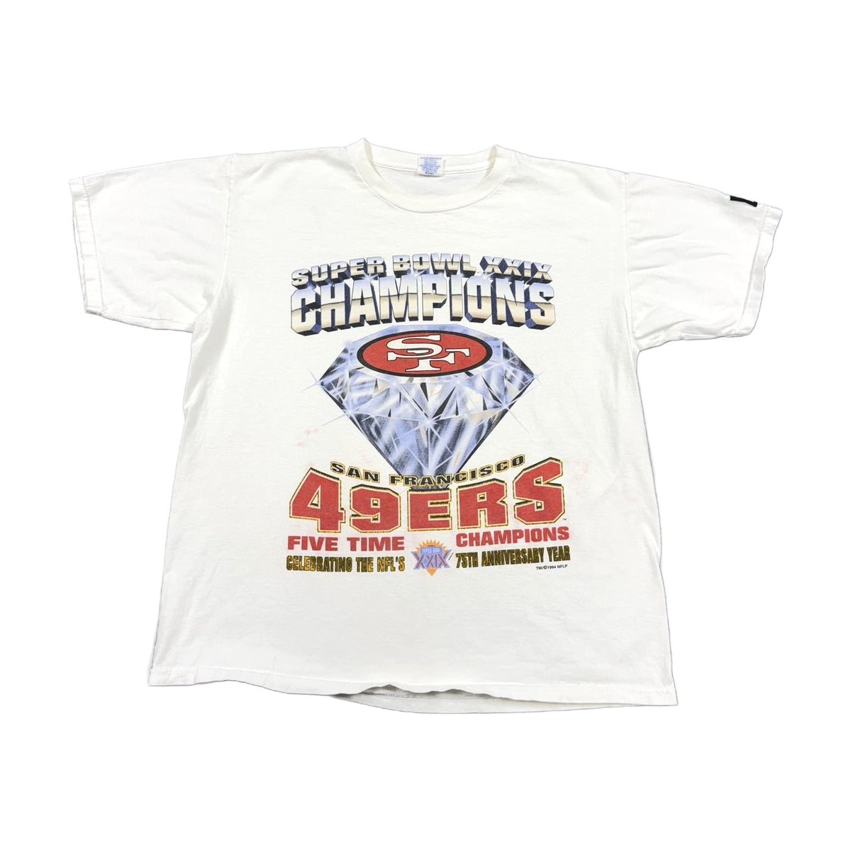 Vintage 90s San Francisco 49ers Super Bowl Xxix Starter T-Shirt white - photo 1