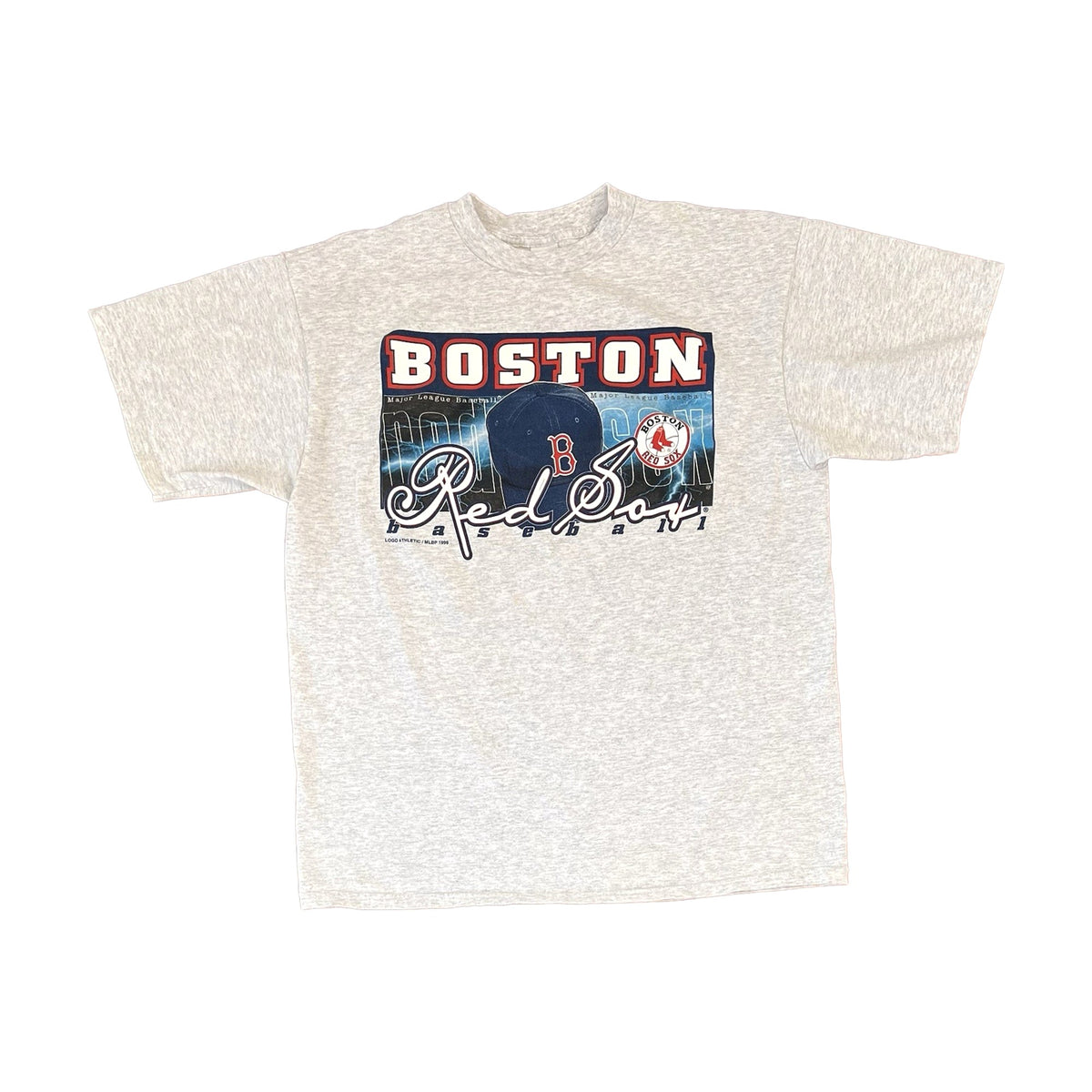 Vintage 90s Boston Red Sox Logo 7 T-Shirt gray - photo 1