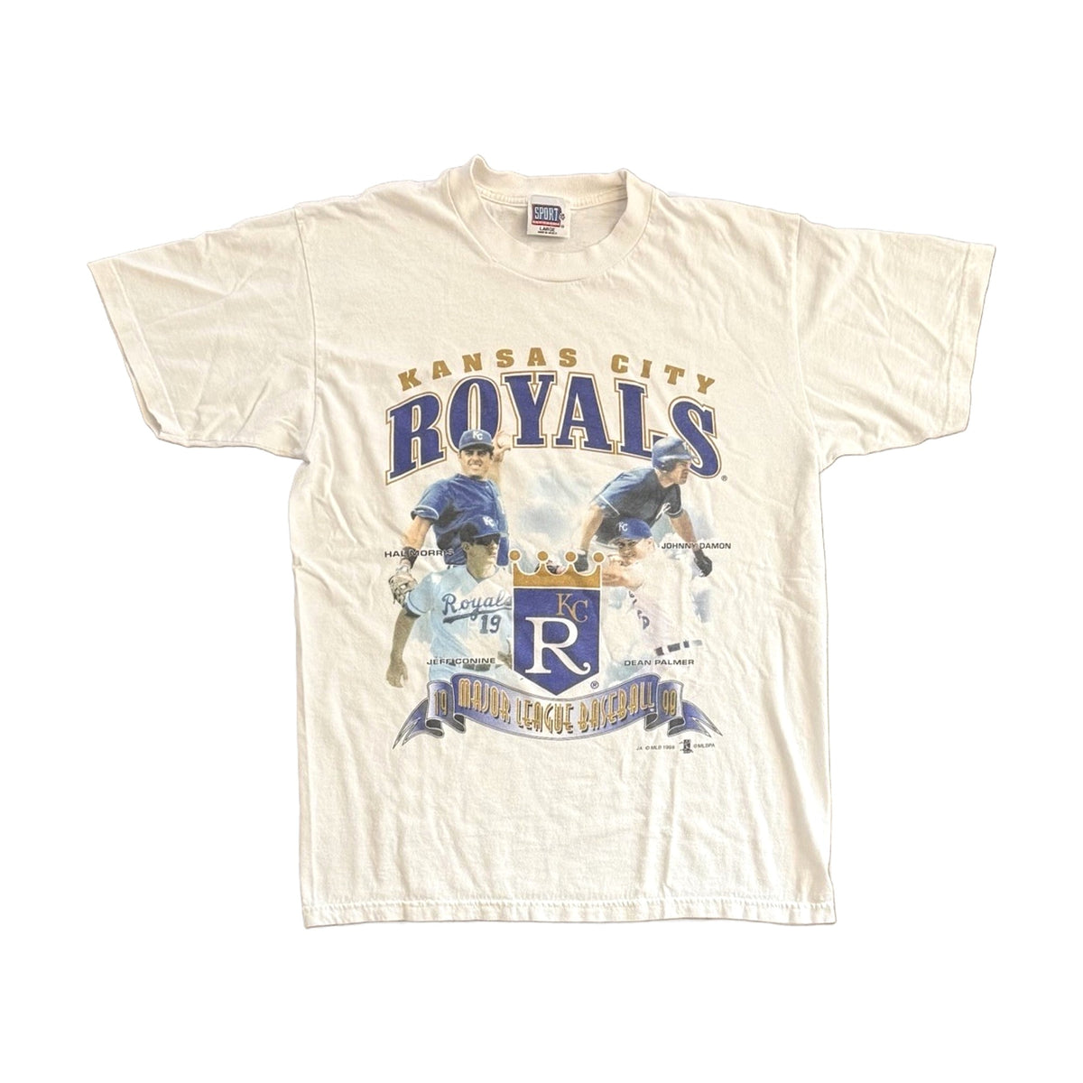 Vintage 1998 Kansas City Royals Sport Attack T-Shirt white - photo 1