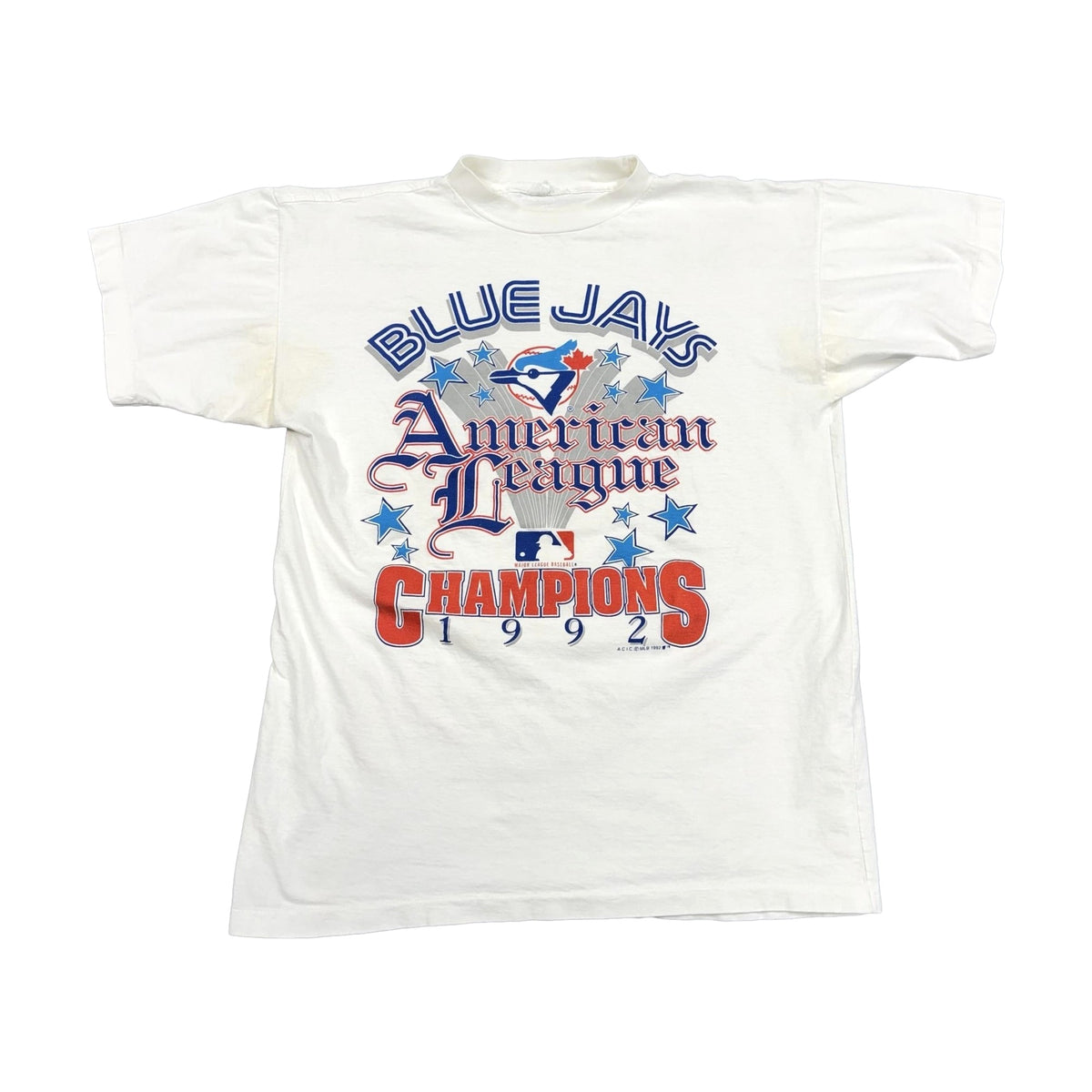 Vintage 1992 Toronto Blue Jays Champions T-Shirt white - photo 1