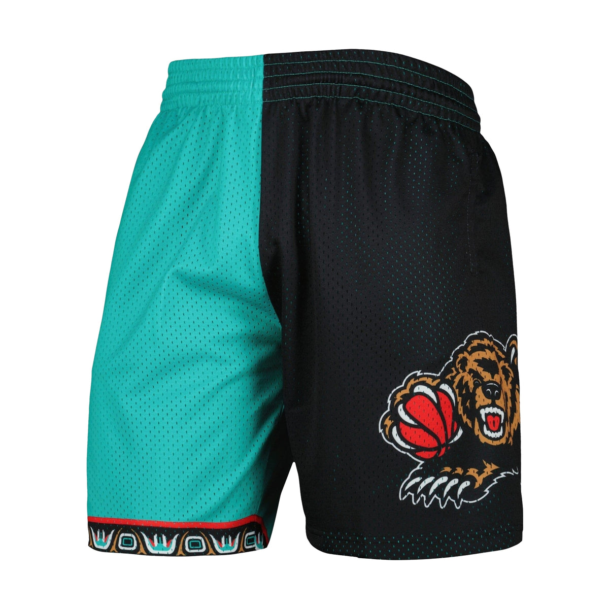 Mitchell & Ness NBA Split Swingman Shorts Vancouver Grizzlies 1998 - photo 1