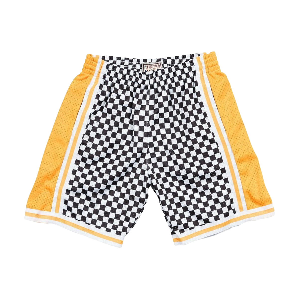Mitchell & Ness NBA Checked Swingman Shorts LA Lakers White - photo 1
