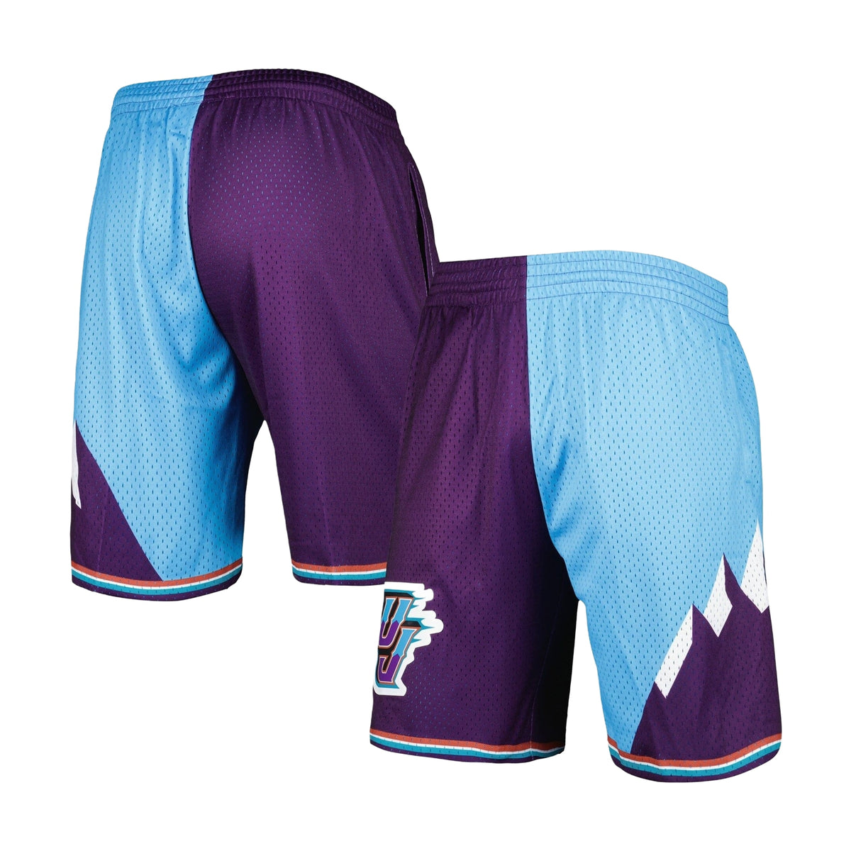 Mitchell & Ness NBA Split Swingman Shorts Utah Jazz 1996 - photo 2
