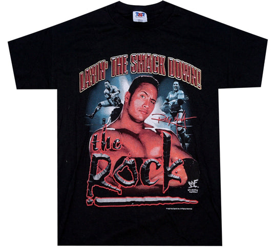 The Rock Vintage WWF Shirt