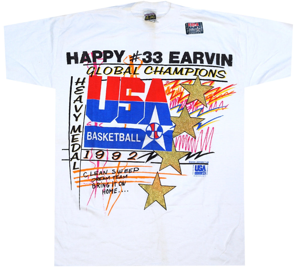 1992 Dream Team Magic Shirt - And Still 