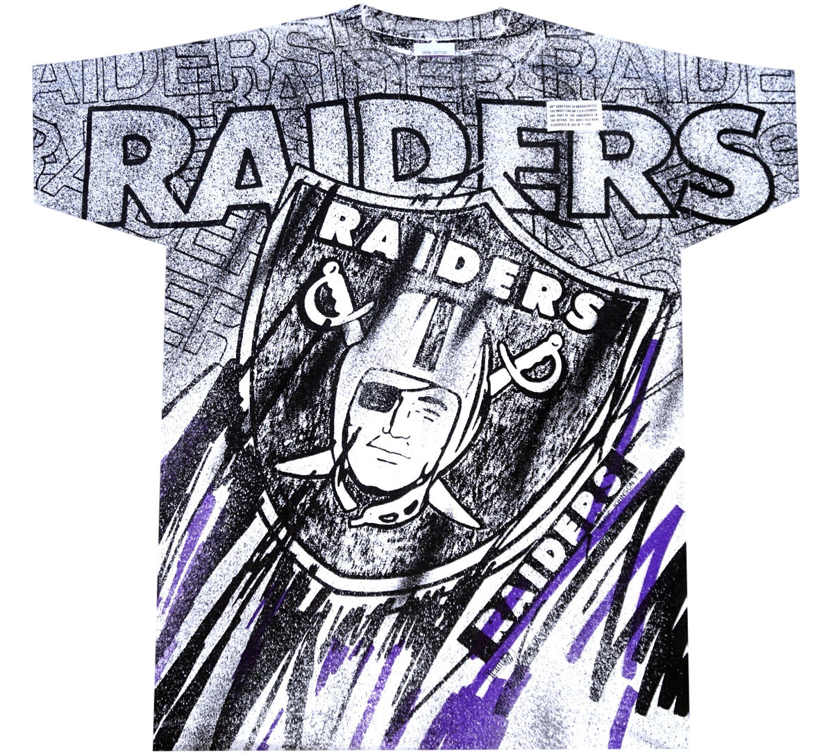 Raiders All Over Print 90's Shirt