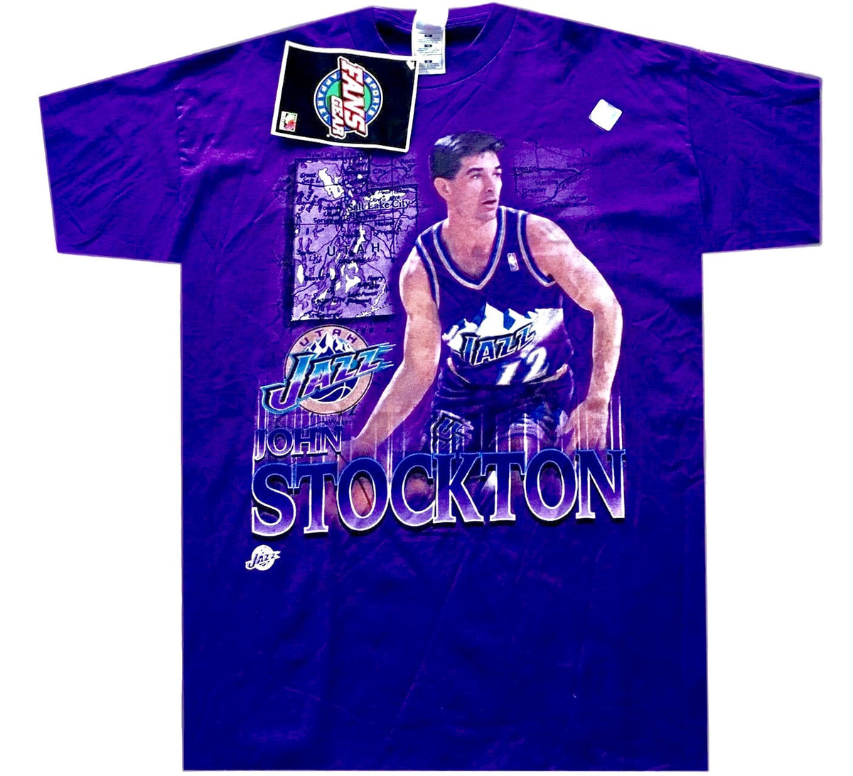 John Stockton Jazz 90's Shirt